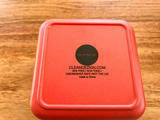 Bamboo Fiber Kitchen Canister 3 piece set with Airtight Bamboo Lid (Red) - Image 6